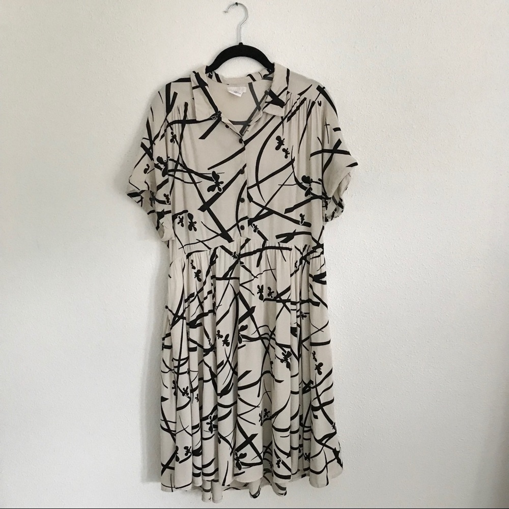 Urban Outfitters Cooperative Abstract Floral Dress